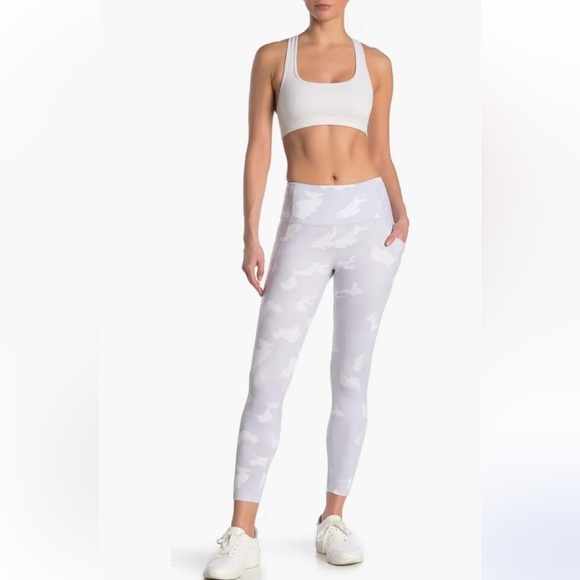 90 Degree by Reflex Lux Camo Side Pocket Leggings Size S - Picture 2 of 7